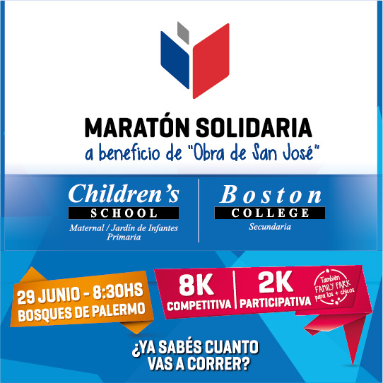 Maratón Solidaria Childrens - Boston el 29 de Junio