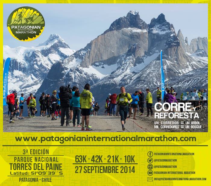 3er Edición de la Maratón Internacional de la Patagonia el 27 de Septiembre