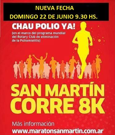 San Martín Corre 8K, Chau Polio