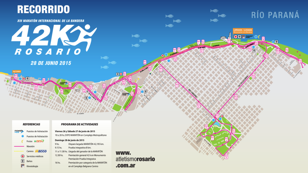 Maratón de Rosario 2015, el 28 de Junio