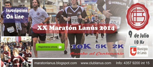 XX Maratón de Lanus el 9 de Julio