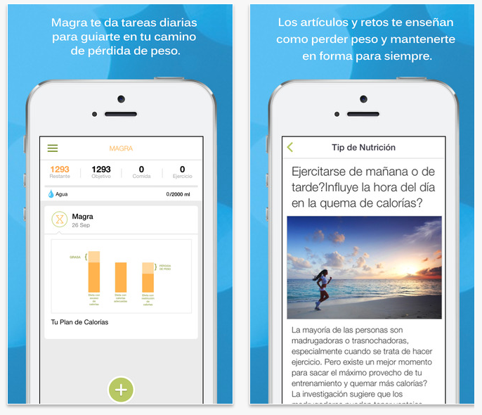 Magra App, para controlar y perder calorías