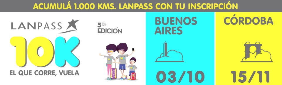 10K Lan 2015 en Buenos Aires y Córdoba