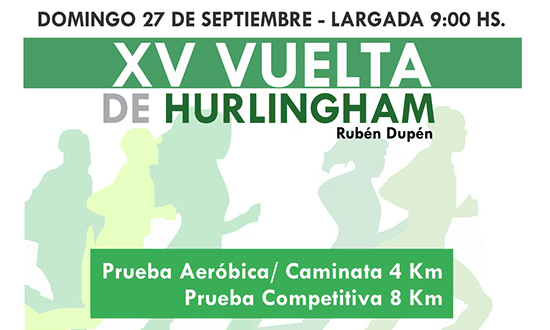 XV Vuelta de Hurlingham el 27 de Septiembre